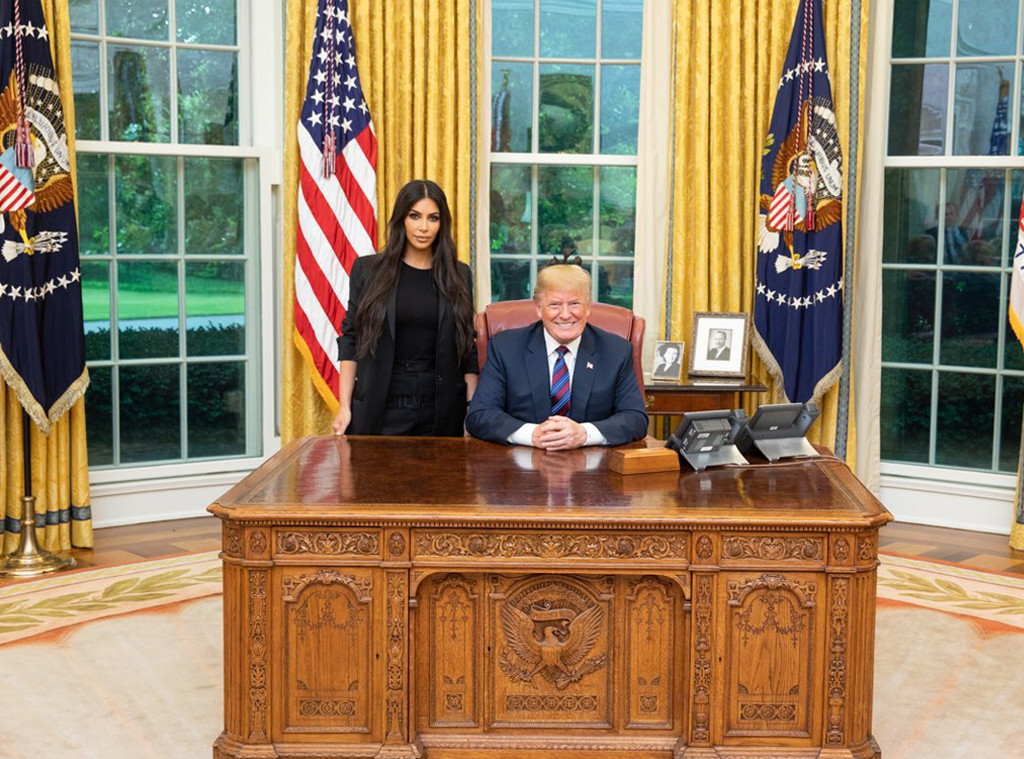 Kim Kardashian, Donald Trump, White House